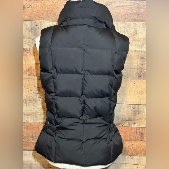 Eddie Bauer Goose Down 700 Fill Women's Black Puffer Vest* size Small Outerwear - Picture 3 of 15